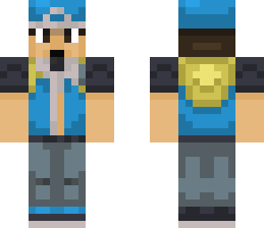 blue pokemon trainer