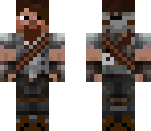 hunter with mace