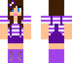 girl in overalls