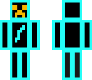 light blue electric creeper