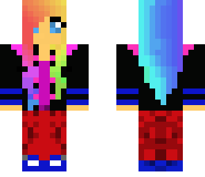 rainbow girl