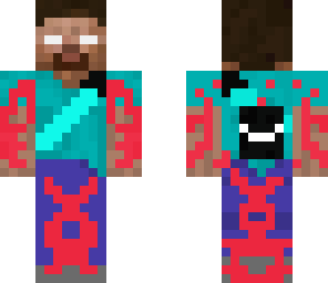 bloody herobrine with backpack