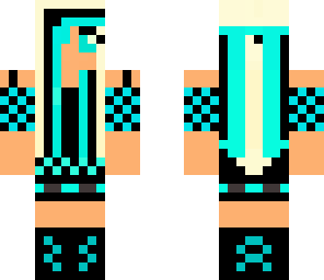neon blonde girl