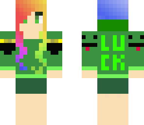 rainbow girl st patricks day