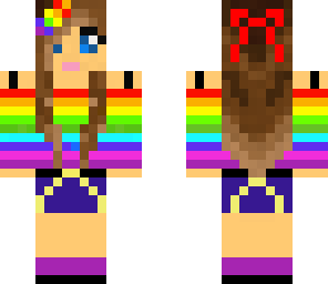 rainbow girl