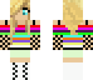 cute rainbow girl 
