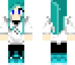 blue-ish hair girl