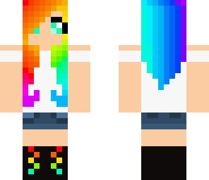 rainbow girl