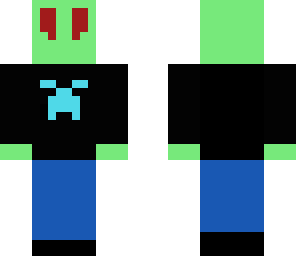 teen alien red eyes