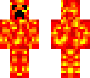 creeper i stepped in lava