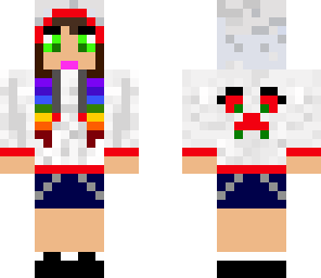 rainbow haired creeper girl