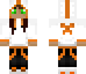 hoodie girl orange