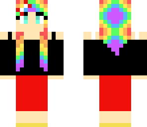 rainbow girl