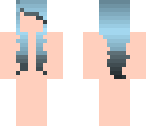 blue hair