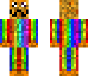 potato with rainbows
