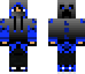 blue hoodie