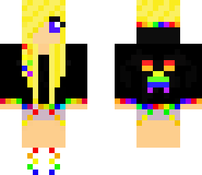 rainbow creeper girl