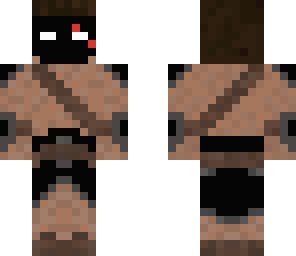 assassin with dark mask