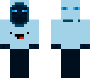 ender man with  derp hoodie