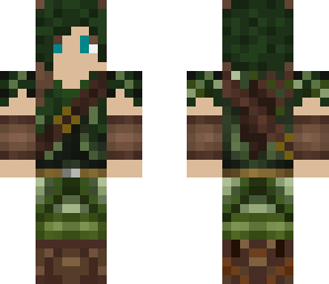 elven scout hooded green