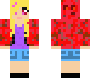 women with magma hoodie