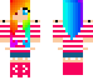 cute rainbow girl