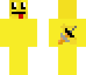tongue skin with orange sword