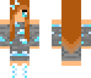 brown hair girl blue eyes | Minecraft Skins