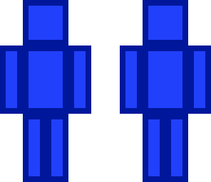 blue man