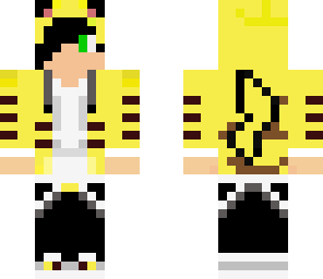 boy in a pikachu hoodie