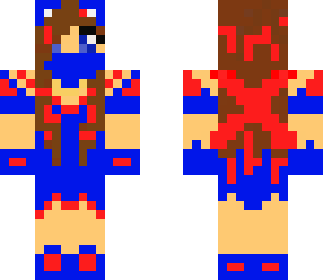 blue and red panda ninja