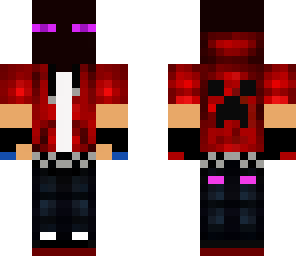 enderman with hoodie