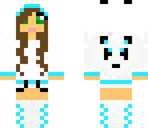 edited panda girl