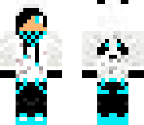 blue panda man