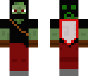 red zombie robber mirror shield from oot