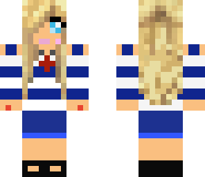blue girl
