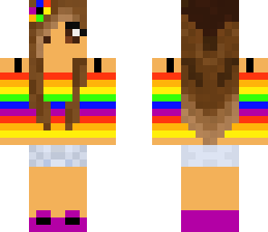 rainbow girl