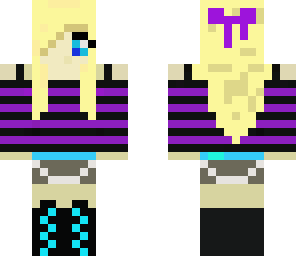 cute  purple and blue girl edited