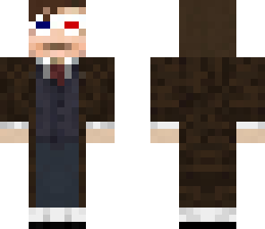 the tenth doctor with 3d glasses