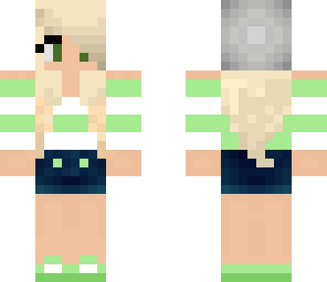 cute girl seagreen