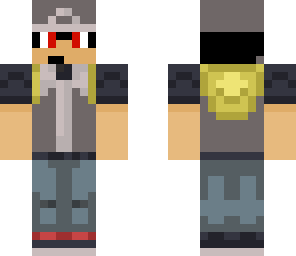pokemon trainer grey black haired