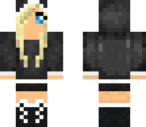 blonde hoodie girl