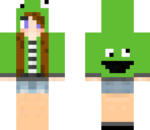 green cookie monster girl