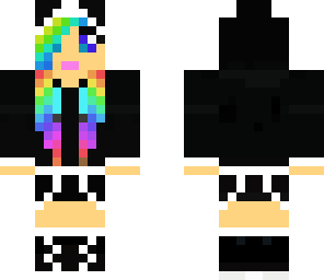 rainbow girl hoodie