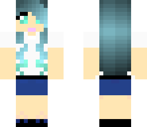 blue girl