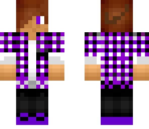 purple plaid