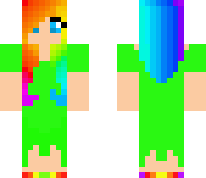 rainbow girl