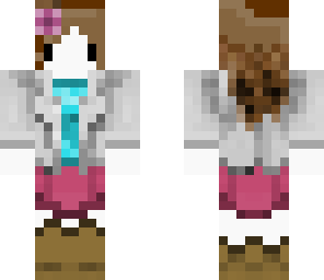 a  girl with brown hair