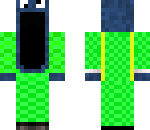 dafuq cookie monster green suit