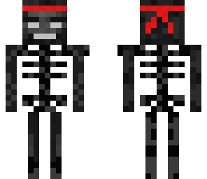 wither skeleton with a bandana